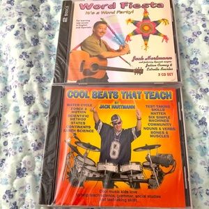 Jack Hartmann children’s CDs word fiesta two CD set -cool beats new and sealed
